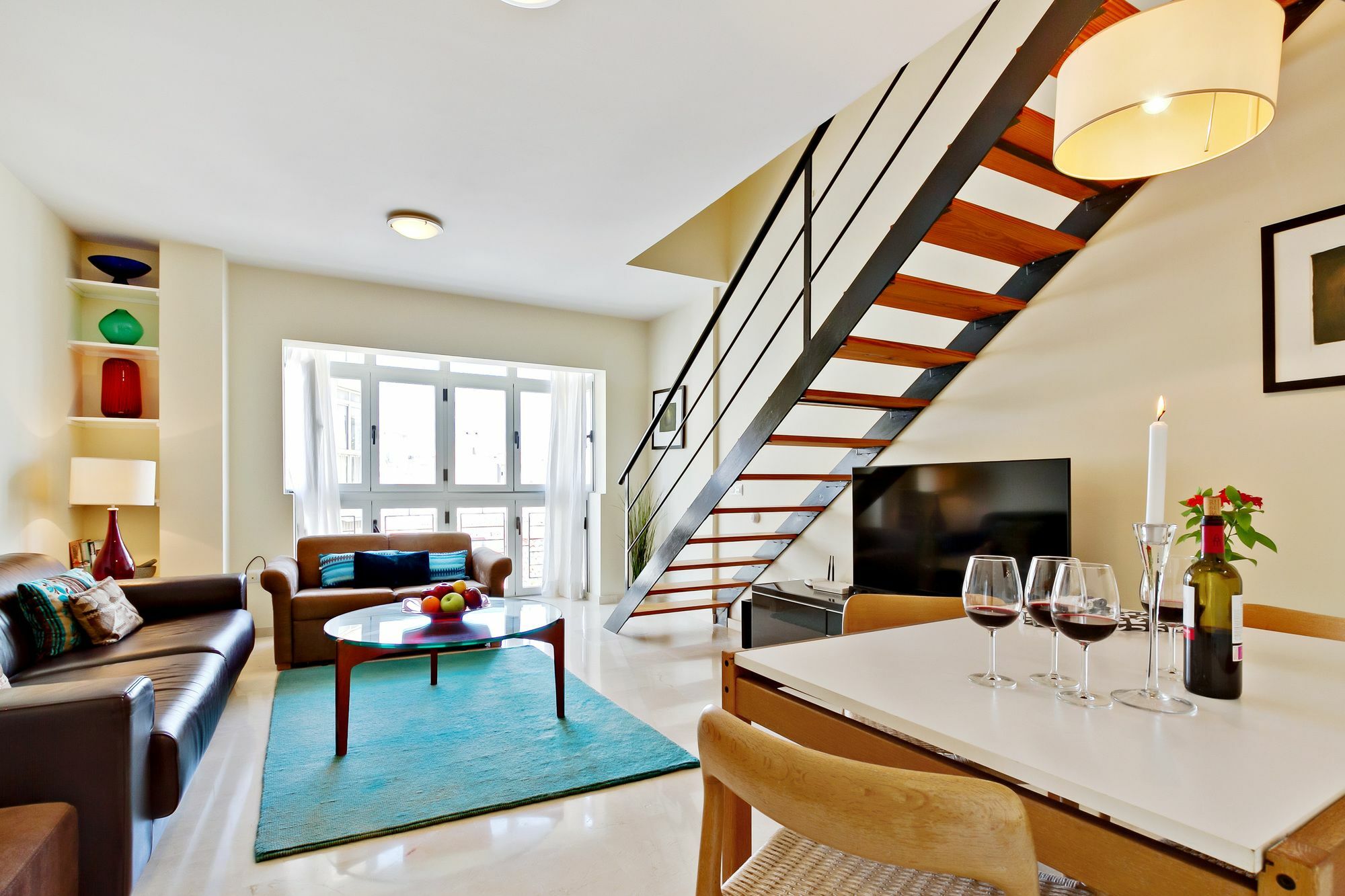 Апартаменты Del Parque Flats - Ollerias Duplex Малага Экстерьер фото